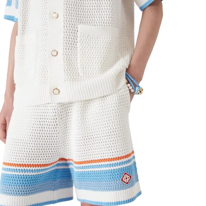 Katoenen gehaakte tennisshort Katoenen gehaakte tennisshort