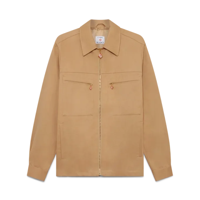 Katoenen jas met rits Katoenen jas met rits