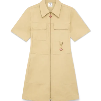 Katoenen Monogram Jacquard-jurk