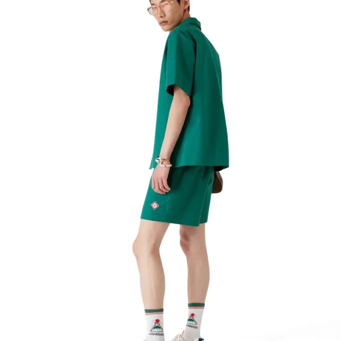 Katoenen Monogram Jacquard-Shorts Katoenen Monogram Jacquard-Shorts