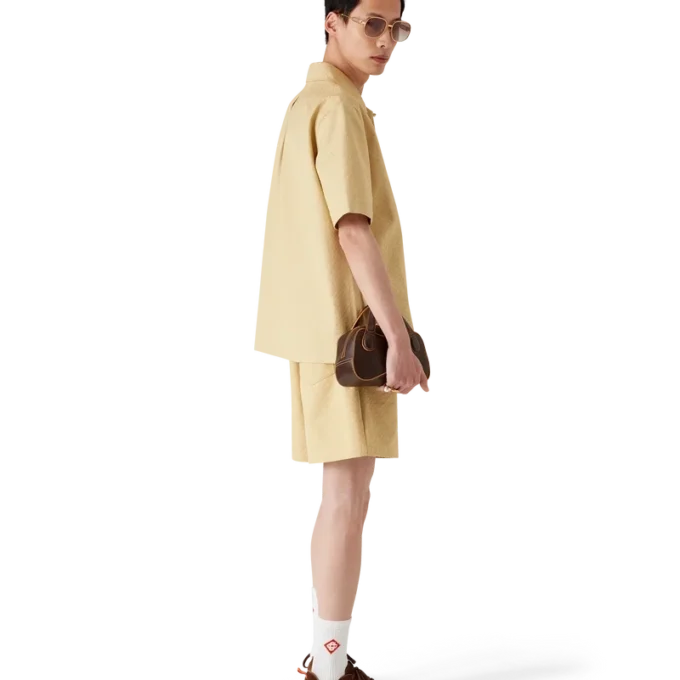 Katoenen Monogram Jacquard-Shorts