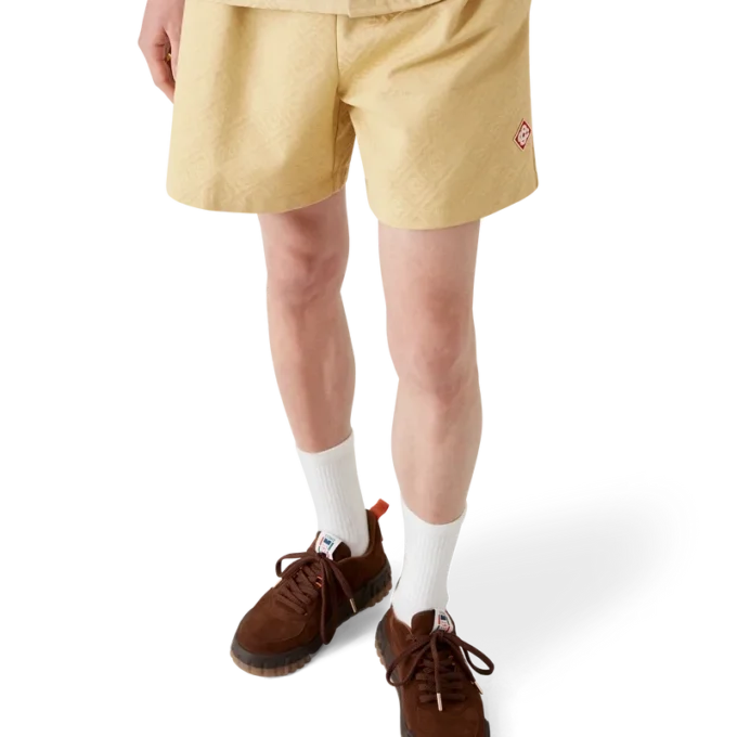 Katoenen Monogram Jacquard-Shorts