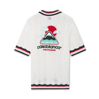 Katoenen Montagne Ondulee gehaakt shirt met korte mouwen in de stijl van een Short