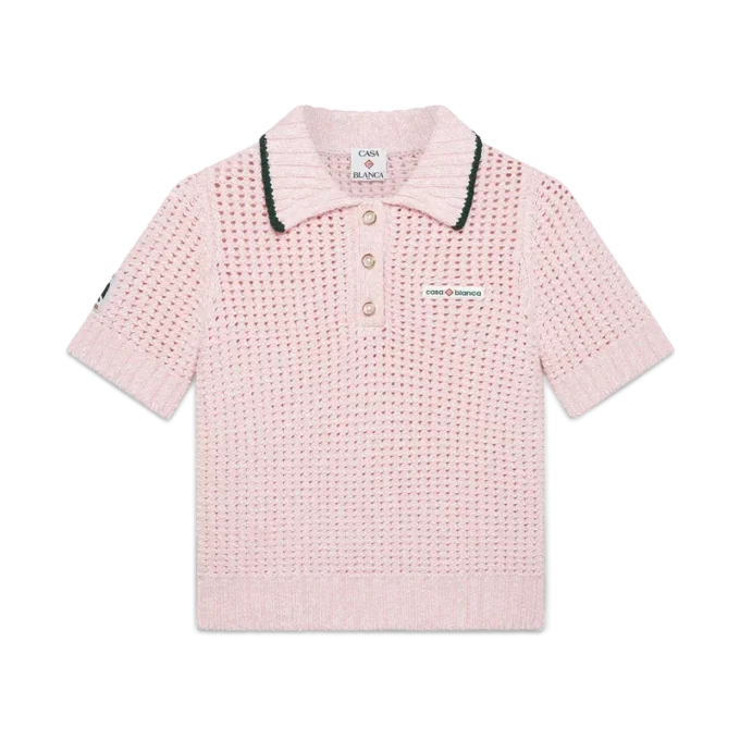 Katoenen Moulina-poloshirt Katoenen Moulina-poloshirt