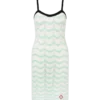 Katoenen Wave gehaakte mini-jurk