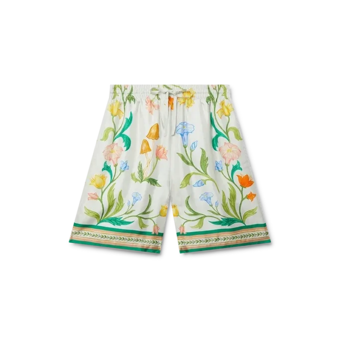 L’arche Fleurie zijden Shorts