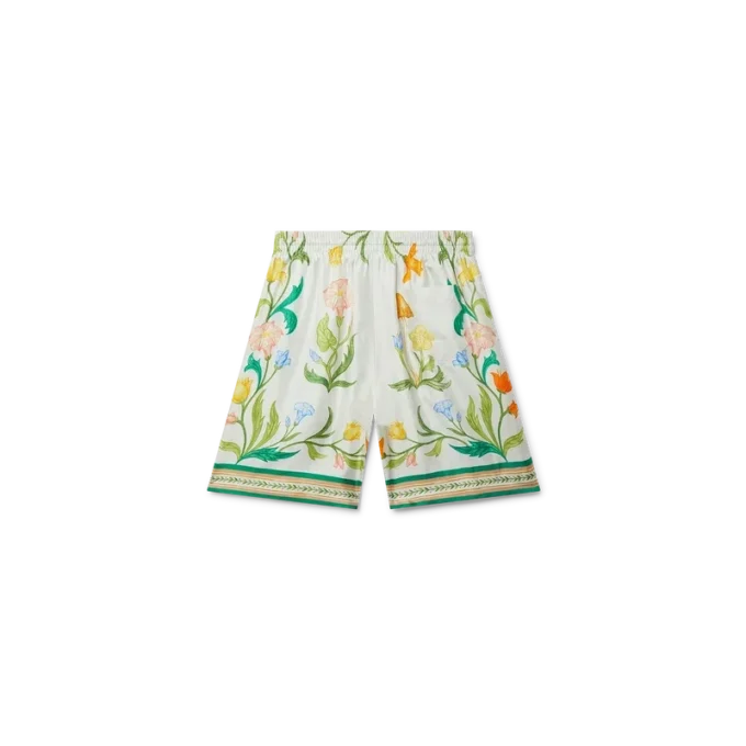 L’arche Fleurie zijden Shorts