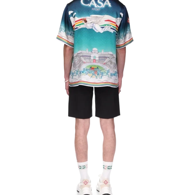 La Daesse Du Stade zijden overhemd