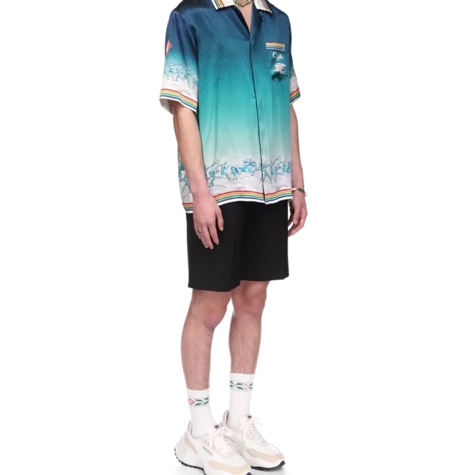 La Daesse Du Stade zijden overhemd