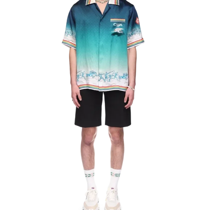 La Daesse Du Stade zijden overhemd