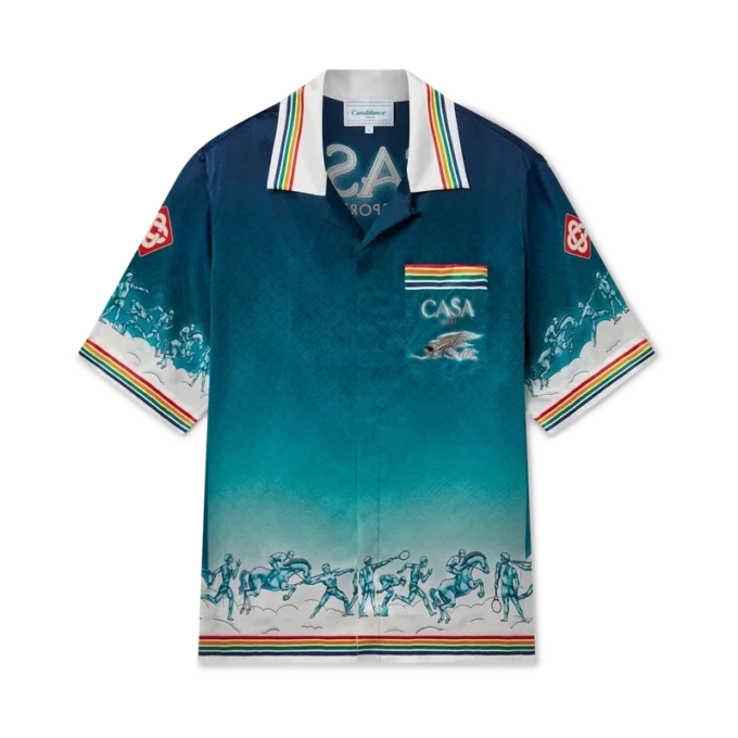 La Daesse Du Stade zijden overhemd