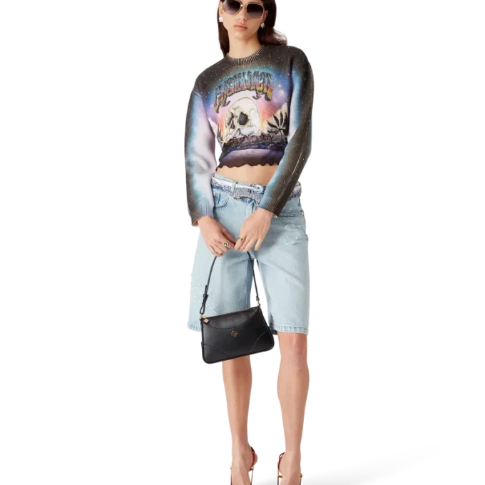 La Pramonition cropped trui van kasjmiermix