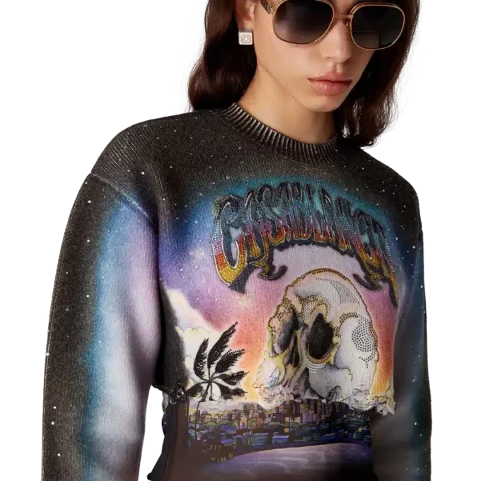 La Pramonition cropped trui van kasjmiermix