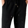 La Pramonition joggingbroek met kristallen versiering