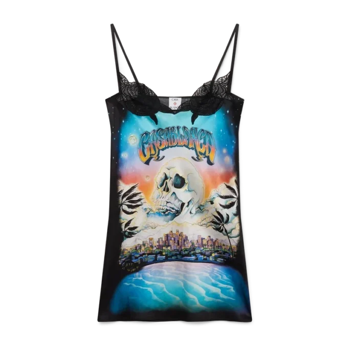 La Pramonition kanten slipjurk