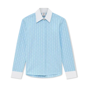 Laurel overhemd met lange mouwen en krijtstreep