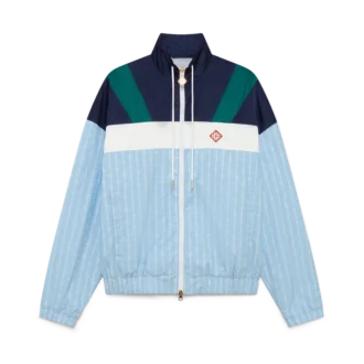 Laurel trainingsjack met krijtstreep