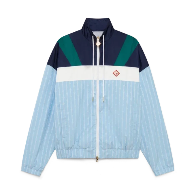 Laurel trainingsjack met krijtstreep