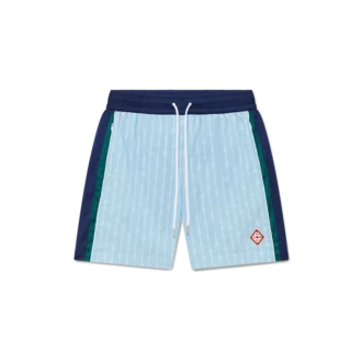 Laurel-trainingsshort met krijtstreep