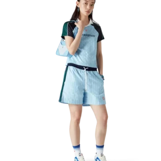 Laurel-trainingsshort met krijtstreep