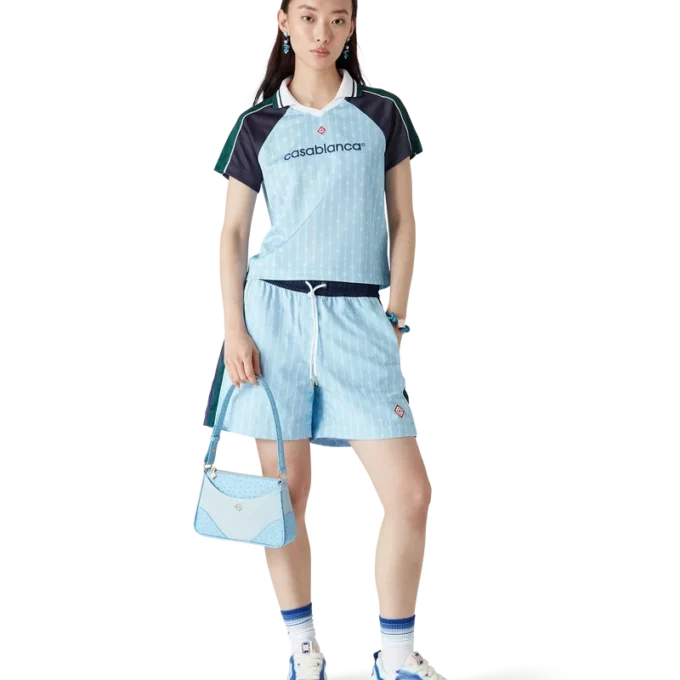 Laurel voetbaloverhemd met krijtstreep