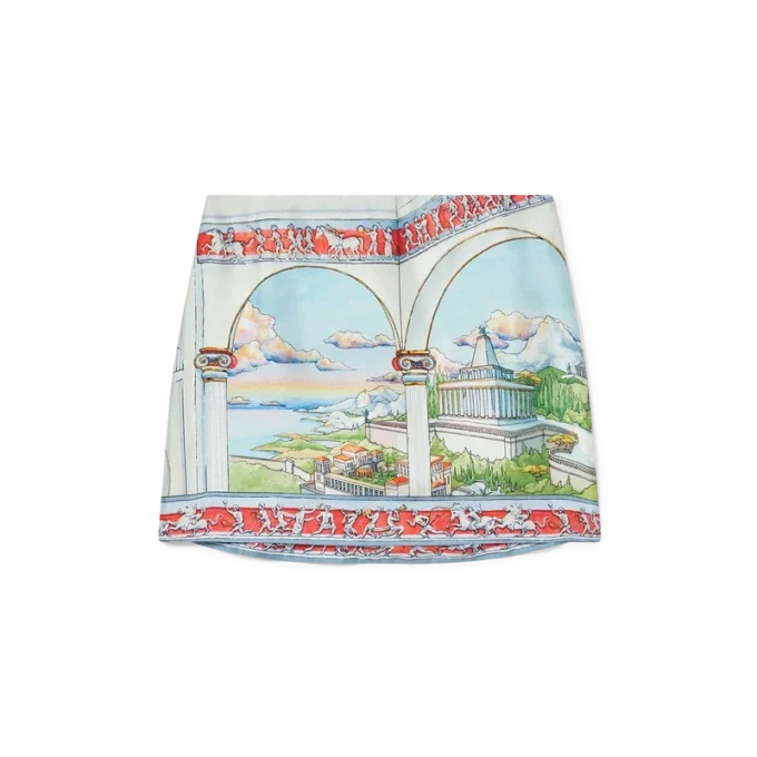 Le Passage zijden minirok Le Passage zijden minirok