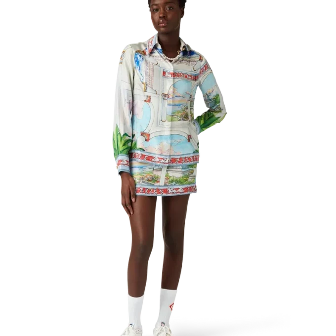 Le Passage zijden minirok Le Passage zijden minirok