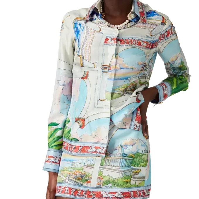 Le Passage zijden minirok Le Passage zijden minirok