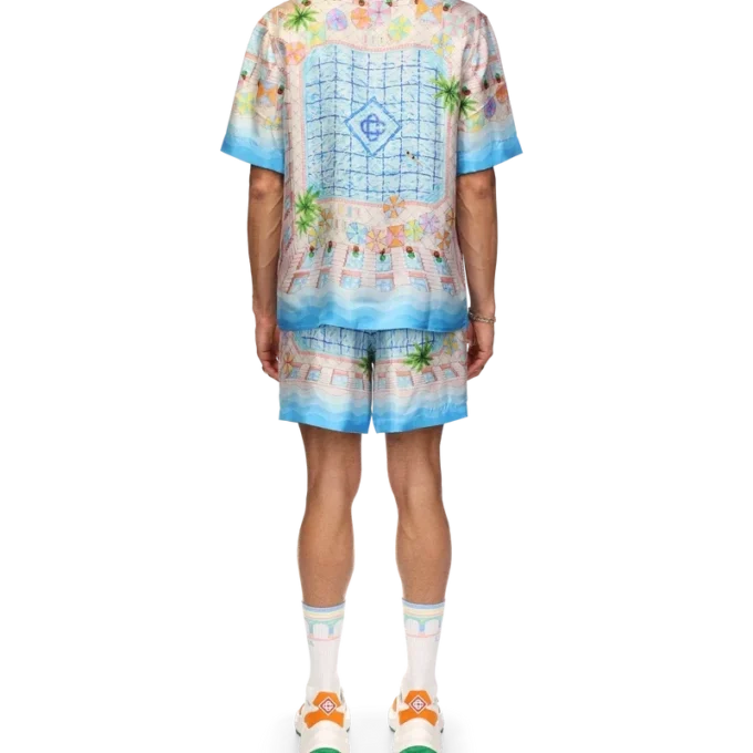 Le Plongeon zijden overhemd Le Plongeon zijden overhemd