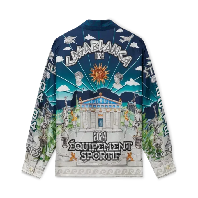 Le Temple Du Sport zijden overhemd