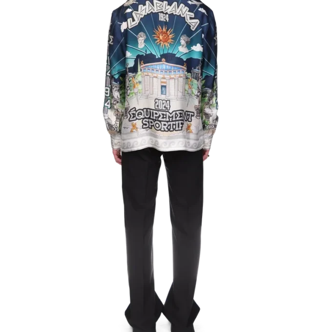 Le Temple Du Sport zijden overhemd