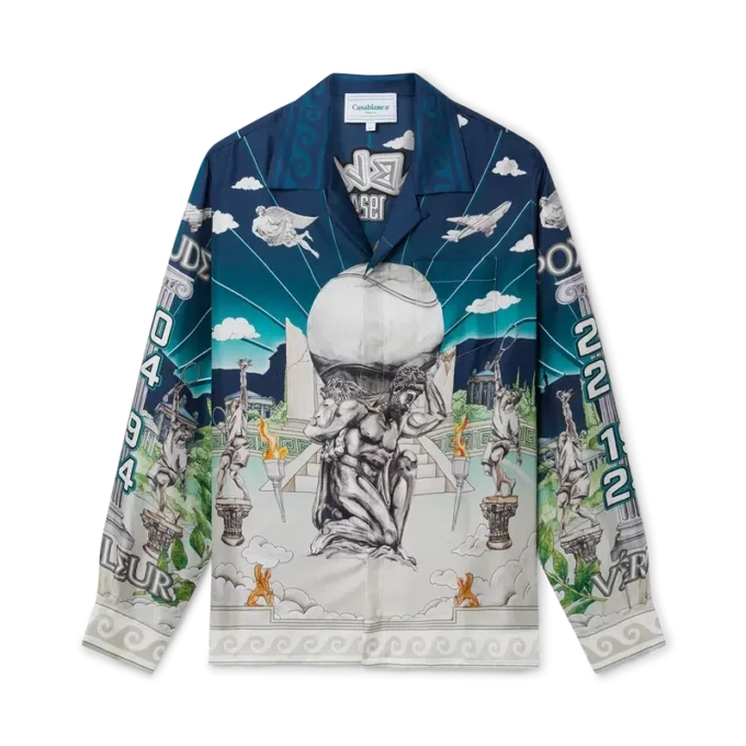 Le Temple Du Sport zijden overhemd