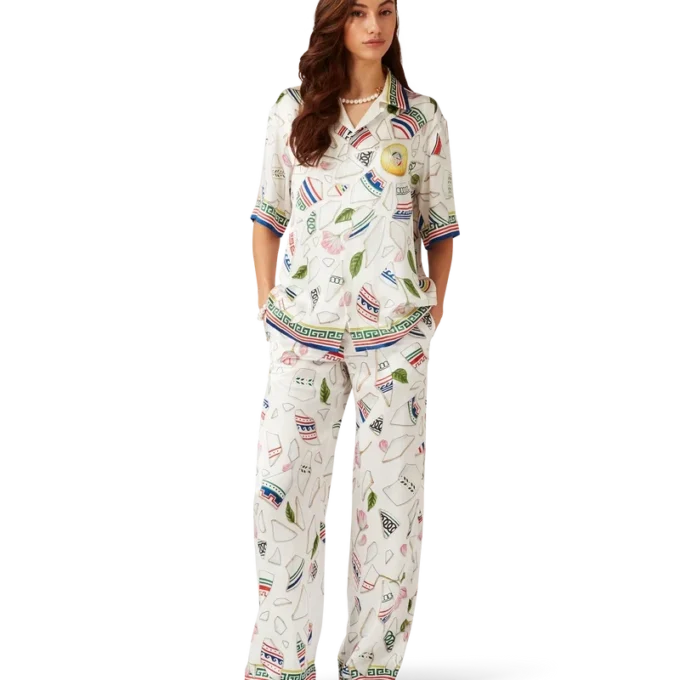 Le Vase Brise zijden broek