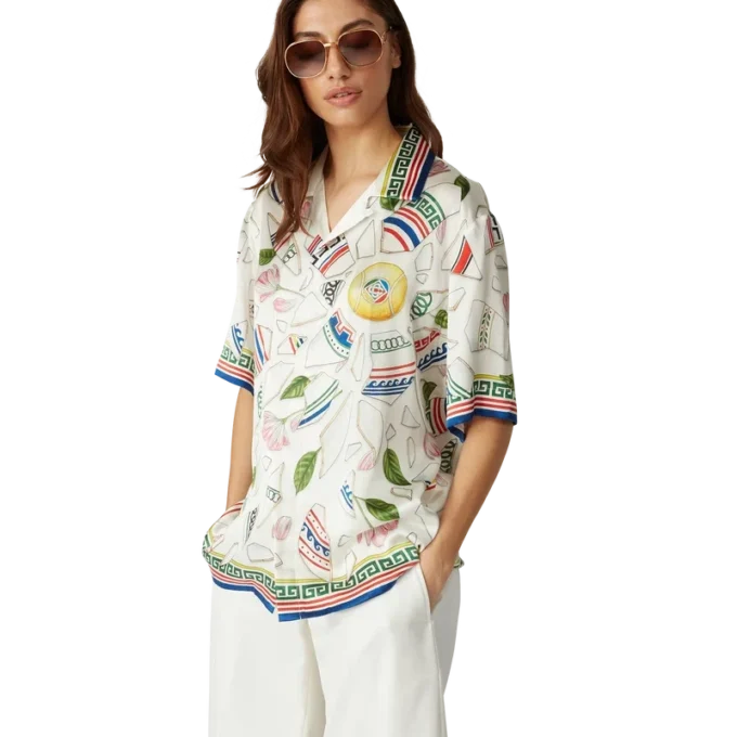 Le Vase Brise zijden overhemd