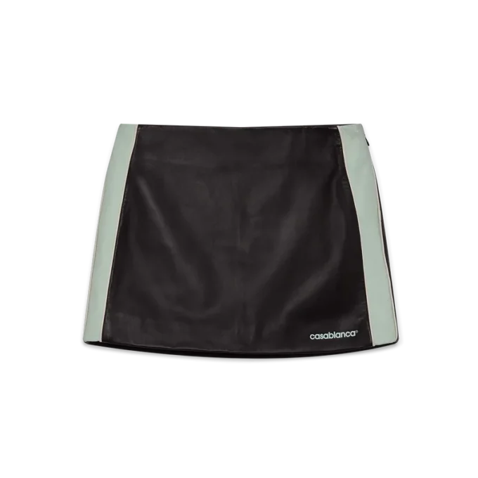 Leren minirok Leren minirok