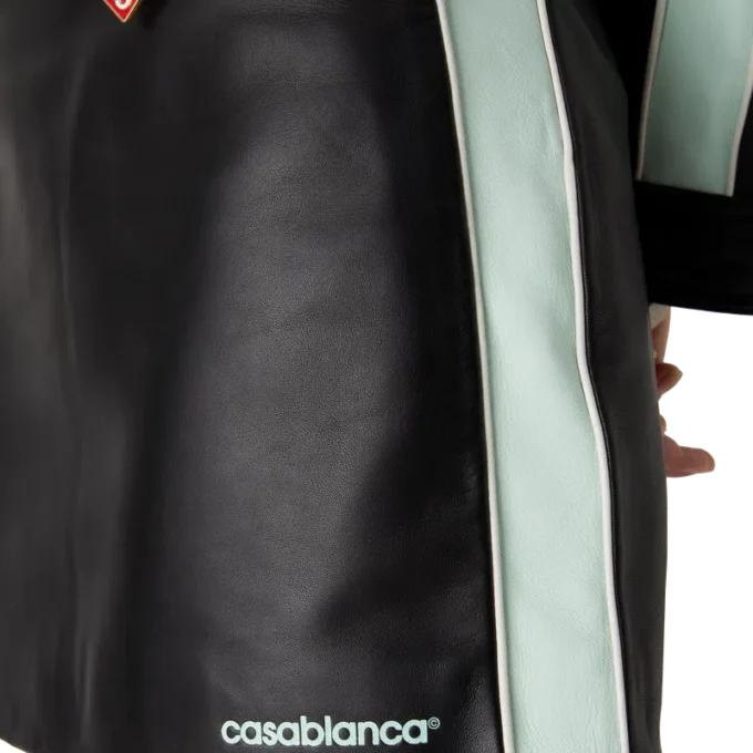 Leren minirok Leren minirok