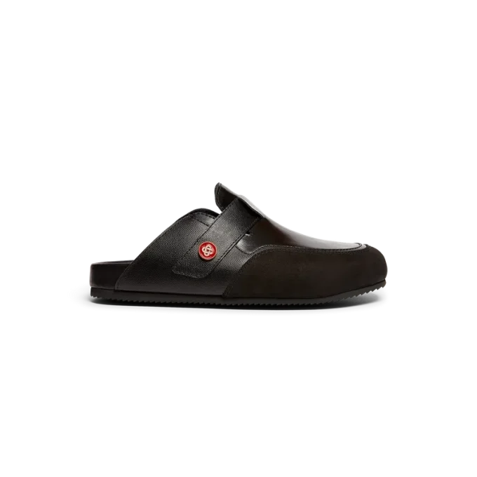 Leren outdoor muiltje