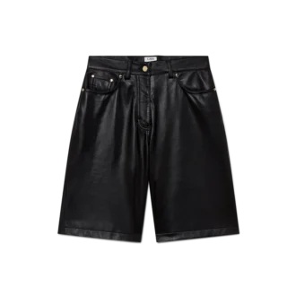 Leren skater-Shorts