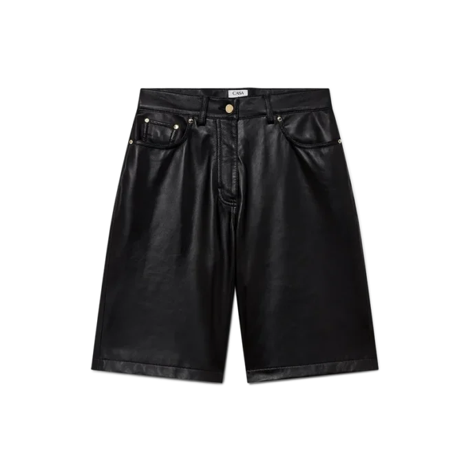 Leren skater-Shorts Leren skater-Shorts