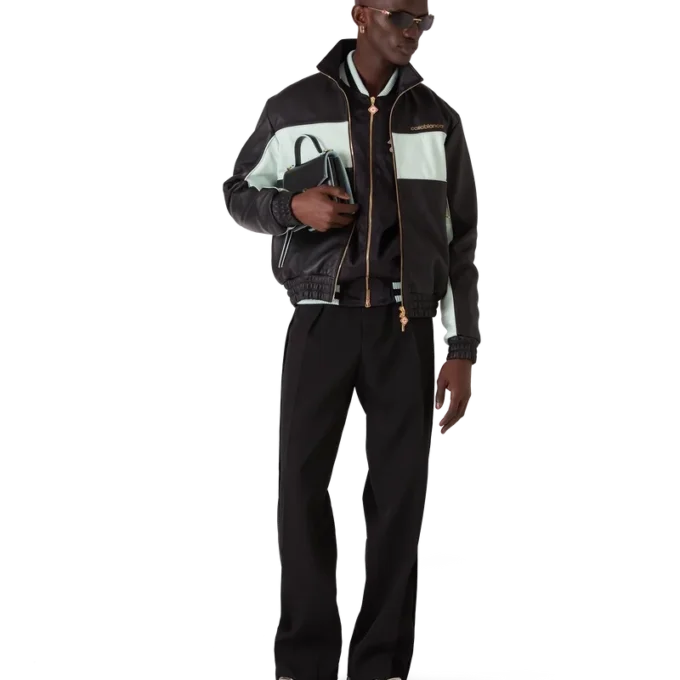 Leren trainingsjack Leren trainingsjack