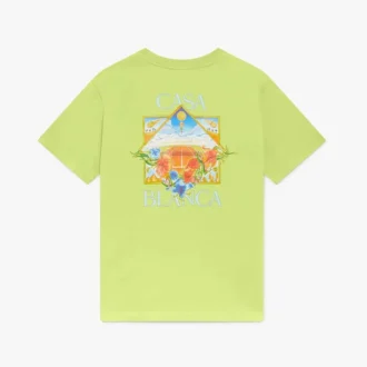 Lime Flower Court Icon T-shirt met korte mouwen