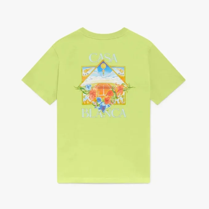 Lime Flower Court Icon T-shirt met korte mouwen