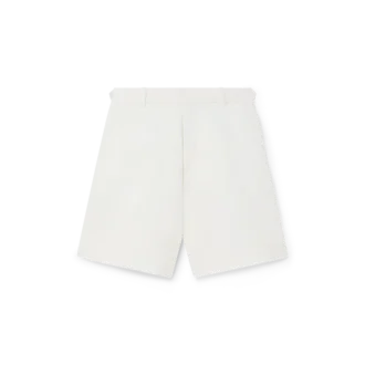 Linnen shorts met plooien