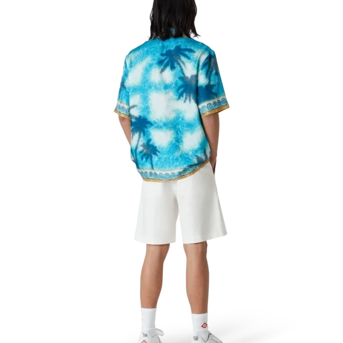 Linnen shorts met plooien Linnen shorts met plooien