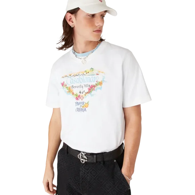 Los Angeles Store T-shirt met korte mouwen en bedrukt logo