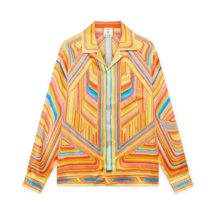 Low Rider zijden overhemd met lange mouwen Low Rider zijden overhemd met lange mouwen