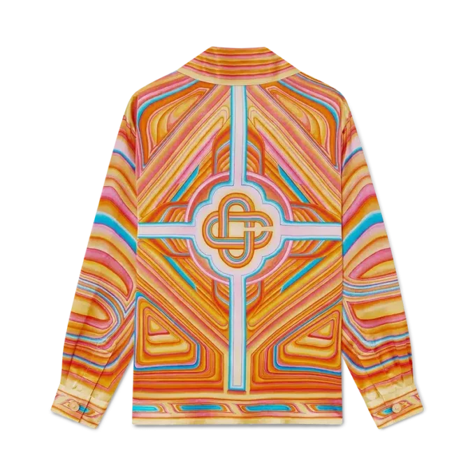 Low Rider zijden overhemd met lange mouwen