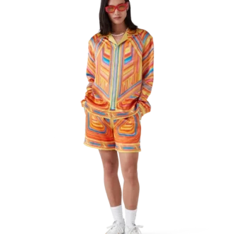 Low Rider zijden overhemd met lange mouwen