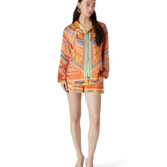 Low Rider zijden overhemd met lange mouwen