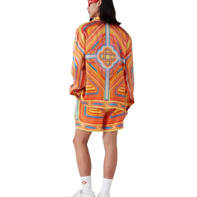 Low Rider zijden overhemd met lange mouwen Low Rider zijden overhemd met lange mouwen